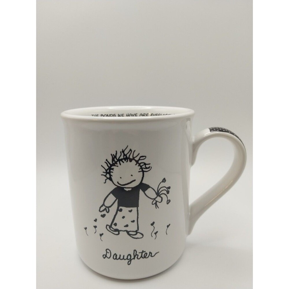 Children of the Inner Light Daughter Mug Ceramic Inspirational Quote White Gift